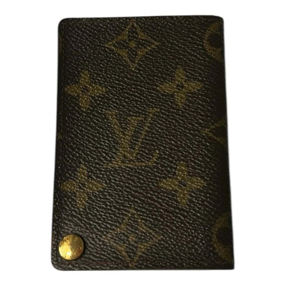 Authentic! Louis Vuitton Monogram Porte Cartas Pression Card Holder (7) - Picture 2 of 12